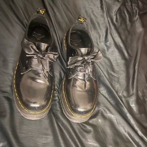 Dr. Martens Holly Women’s Leather Platform Shoes